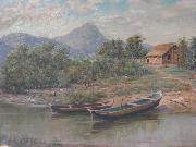 Benedito Calixto Sao Vicente Bay oil